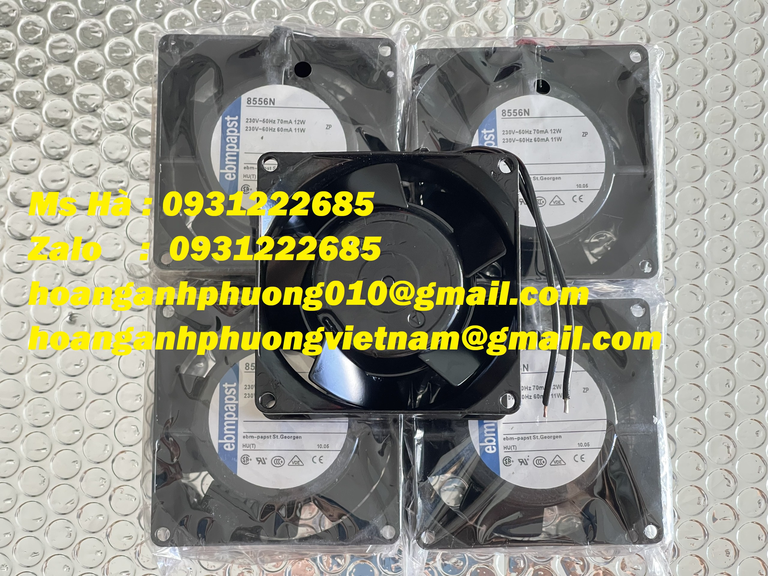 Quạt tản nhiệt nhập khẩu giá tốt Ebmpapst 8556N - Bình Dương